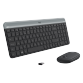Kit mouse tastatura Logitech MK470, Wireless, Slim, Negru